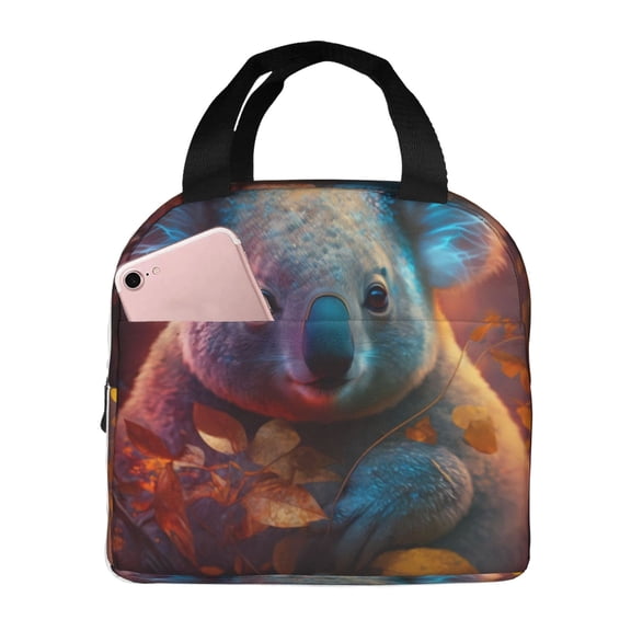 Vsdgher Forest Koala Lunch Bag, Lunch Box for Women Adult Men, Lunch Tote Insulated Cooler Lunch Container for Work/Office/Picnic/Travel