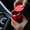 thumbnail image 2 of Cenicero para automóvil, cenicero automático portátil con tapa giratoria, mini bote de basura para automóvil, cenicero sin humo, desmontable, completamente lavable (negro), 2 of 5