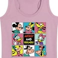 thumbnail image 3 of Mickey And Friends Grid - Women's Racerback Tank Top, 3 of 5