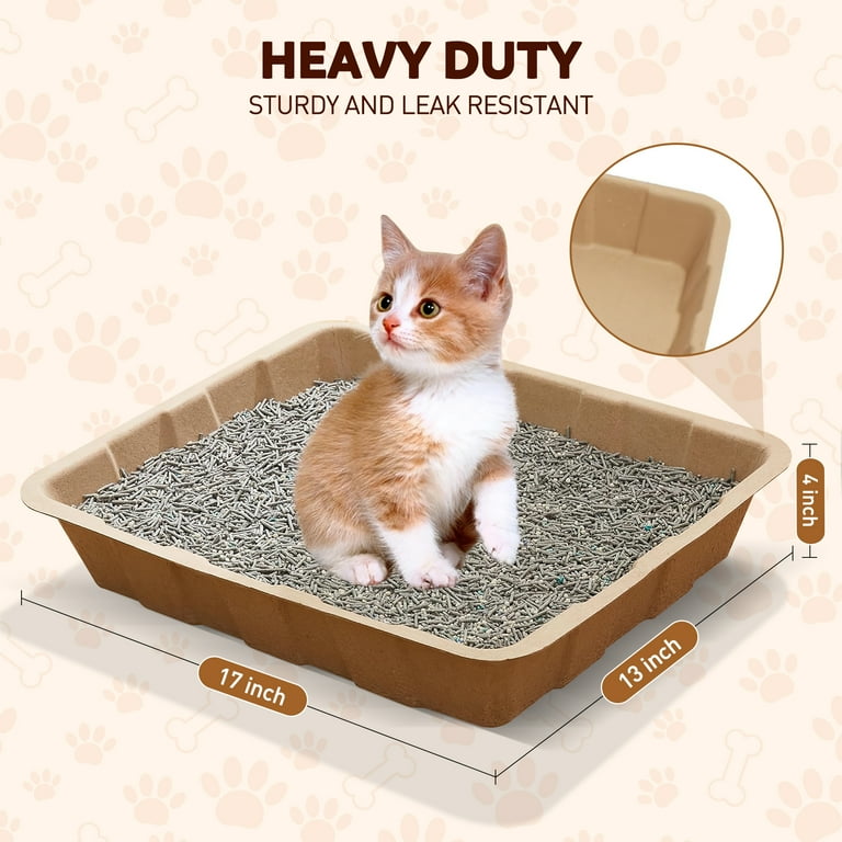 Cshidworld Disposable Litter Box, 5-Pack Large photo 7