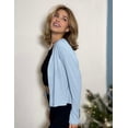 thumbnail image 3 of Zeagoo Womens Long Sleeve Shrug Summer Lightweight Cropped Open Front Shrugs Bolero Cardigan for Dress, 3 of 5