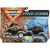 Monster Jam, Official Racing Stripes vs. Son-Uva Digger Color-Changing Die-Cast Monster Trucks, 1:64 Scale