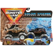 Monster Jam, Official Racing Stripes vs. Son-Uva Digger Color-Changing Die-Cast Monster Trucks, 1:64 Scale