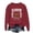 Red, variant on YVNAURA Oversized Halloween Graphic Letter Print Sweatshirt for Women Crewneck Long Sleeve Round Neck Pullover Loose Fit Vintage Spooky Season Casual Fall Top 1 Pack, Grey,L