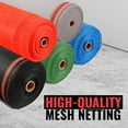 thumbnail image 7 of SEALTECH Heavy Duty Safety Debris Netting Rolls - Fire Retardant,1/4” Mesh roll, for Scaffold Enclosure, Visibility Barrier, for Construction & Agricultural Use. (Black-4 ft X 50 ft), 7 of 7