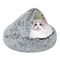 thumbnail image 4 of Cama Cachorros para Calmante Gato Fluffy Con Cubierta Capucha, 4 of 9