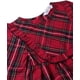 thumbnail image 3 of Vestido Beebay a cuadros tartán rojo de manga larga para 7 años, 3 of 6