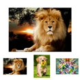 thumbnail image 3 of 5D León perro mariposa resina diamante pintura Animal taladro bordado costura DIY decoración interior punto de cruz kenally JJ13348-01, 3 of 6