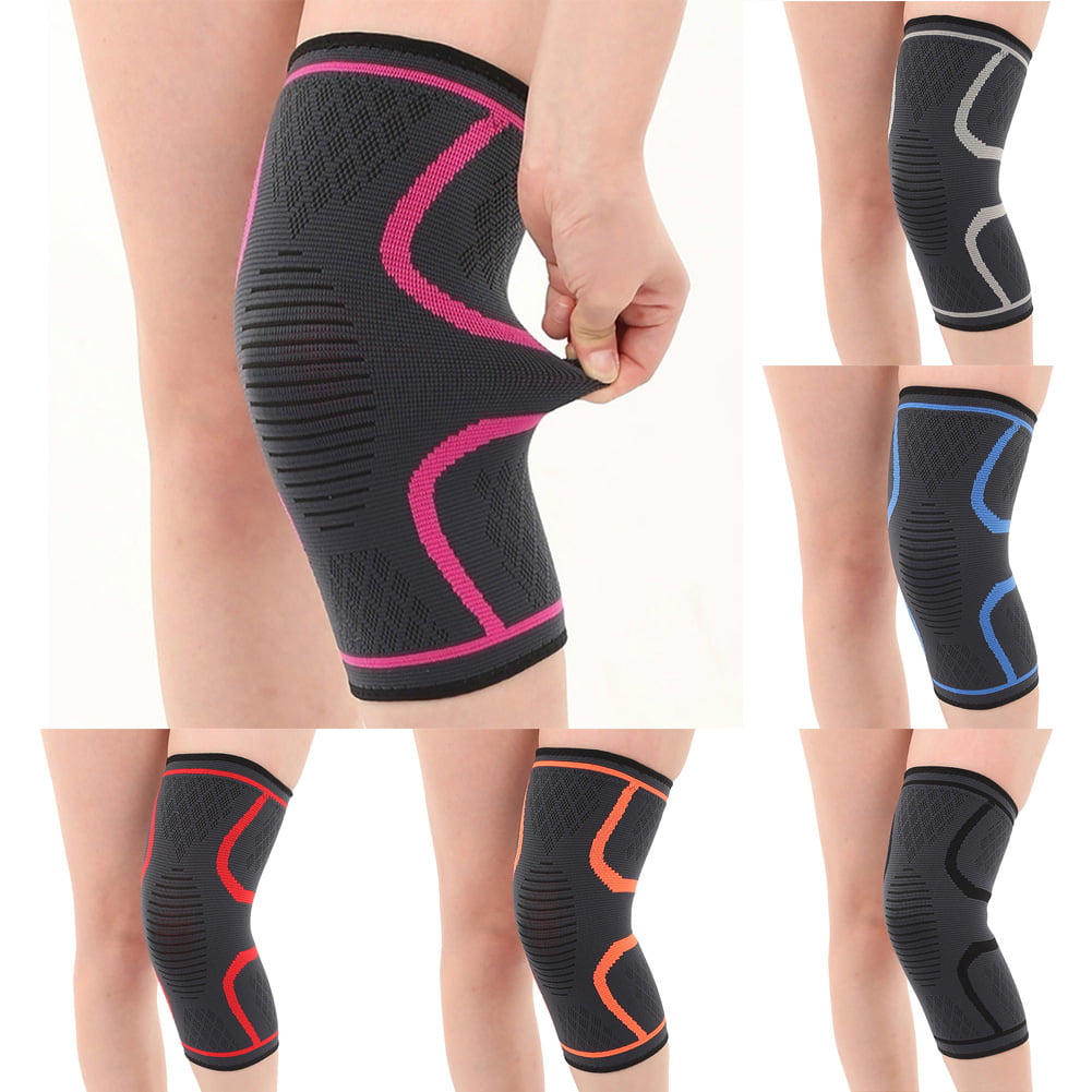 Details about   Knee Sports Fitness Support  Elastic Pad Brace  Nylon Braces Running Protector 
