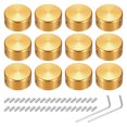 thumbnail image 1 of Uxcell 12 Pcs Footswitch Toppers Guitar Pedal Button Caps Footswitch Top Cover, Yellow, 1 of 5