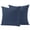 Dark Blue, variant on Lumbar Pillow Covers 12 x 20 Inches, Burnt Orange Waterproof Throw Pillow Cover Set of 2, Minimalist Modern Solid Color Orange Decorative Rectangle Cushion Covers for Patio/Tent/Couch/Garden