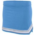 thumbnail image 2 of Augusta Sportswear - Women's Pike Skirt - Color - Columbia Blue/ White/ Metallic Silver - Size - S, 2 of 2