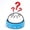 #001C - Blue Mystery Box, variant on Mystery Giant Dumplings Squishies, Soft Squishy Soft Squeeze Stress Ball with Food Steamer, Realistic Steamed Bun Fidget T-oy, Sensory Relief for Adults