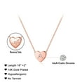 thumbnail image 2 of TINGN Initial Heart Necklace for Women Dainty Cubic Zirconia Initial Heart Pendant Necklace for Women Jewelry Gifts, 2 of 6