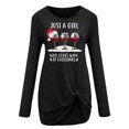 thumbnail image 4 of Camisas Navideñas Para Mujer Tops de Manga Larga Estampado de Moda Cuello Redondo Blusa Informal Kink Odeerbi ODB201152, 4 of 5