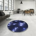 thumbnail image 4 of Ahgly Company Machine Washable Indoor Rectangle Transitional Night Blue Area Rugs, 5' x 7', 4 of 7