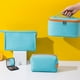 thumbnail image 5 of Bolsa de maquillaje, bolsa de cosméticos para mujer, juego de bolsas de maquillaje de viaje para niña, 3 piezas, bolsa de maquillaje grande, 5 of 5