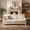 Beige, variant on Eyisean 82" Velvet Modern Upholstered Cloud Sofa, 3-Seater Cozy Deep Seat Couch with Curved Armrests & Nailhead Trim, Sturdy Solid Wood & Iron Frame, Comfy Couches for Living Room, Apartment
