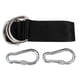 thumbnail image 5 of 1 juego de cuerdas para columpios de exterior, kit de amarre para hamacas, correas para colgar al aire libre (negro), 5 of 7