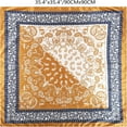 thumbnail image 2 of DEBGFS 35 Inch Wild Rag Cowboy Scarves for Men  Large Rancher Neckerchief Silk Feel  Oversize Western Bandana,brown,One Size, 2 of 6