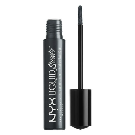 NYX Professional Makeup Liquid Suede Metallic Matte Cream Lipstick, Go