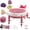 Pink-48-1, variant on Needles Knitting Machine,Smart Weaving Loom,DIY Board Rotating Machines for Adults and Kids