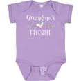 thumbnail image 3 of Inktastic Grandmas Favorite Heart Grandchild Boys or Girls Baby Bodysuit, 3 of 5