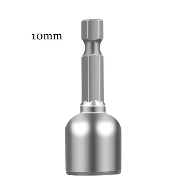 Lefu 6-13mm Impact Socket Magnetic Nut Screwdriver 1/4" Hex Shank Electric Drill Bit