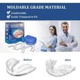 thumbnail image 3 of Mouth Guards for Clenching Teeth at Night, Mouth Guard for Grinding Teeth, Reusable Mouth Guard for Sleeping at Night, Night Guard for Teeth (4 Piece Set), 3 of 4