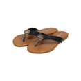 thumbnail image 5 of New Girl Betani Dora-2G Leatherette Emblem Thong Sandal, 5 of 5