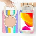 thumbnail image 4 of Case for iPad Mini 5/4 Generation 7.9 inch, 360 Degree Rotating Hand Grip Shockproof Cover with Shoulder Strap, Colourful Pink, 4 of 7