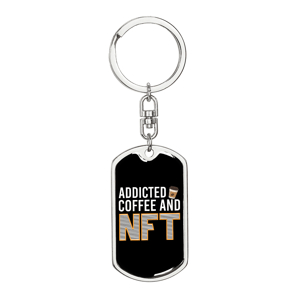 Addicted Coffee and NFT Crypto Keychain Stainless Jordan | Ubuy