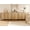 Oak, variant on WAMPAT Multifunctional Sideboard Buffet Cabinet, Modern Storage Cabinet with 3 Large Storage Spaces, Coffee Bar Cabinet for Living Room and Kitchen, Oak