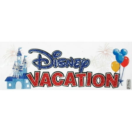 UPC: 0015586759631 | DisneyVacationTitleDimensionalSticker