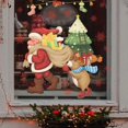 thumbnail image 3 of Pegatina navideña grande para ventana, póster de calcomanía de cristal para árbol de Navidad, Papá Noel, decoración navideña para el hogar, Año Nuevo, 2023, 2024, 3 of 4