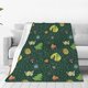 thumbnail image 1 of Fotbe Camp In The Forest Manta de Franela Acolchonada con Estampado, Súper Suave y Esponjosa, Extra Grande para Sofá, Cama, Uso Todo el Año-50"x40", 1 of 7