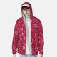 thumbnail image 2 of Fotbe Pink Glitter Chaqueta con Protección Solar UPF 50+ para Hombre y Mujer, Camisa con Capucha y Bolsillos-Small, 2 of 7
