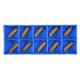 thumbnail image 5 of 10Pcs Mgmn200 Carbide Inserts Golden + 1Pc Mgehr1010-2 Turning Tool Holder Boring Bar With Wr, 5 of 5