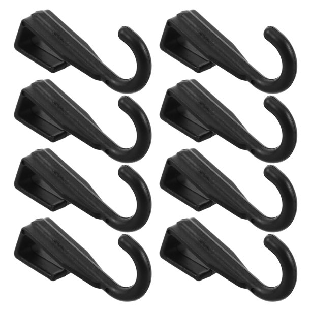 unbranded Gancho Negro Multifuncional Para Colgar Sobre Puerta Adaptable A Cuadrados Para Cocina Oficina Y
