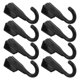 thumbnail image 1 of unbranded Gancho Negro Multifuncional Para Colgar Sobre Puerta Adaptable A Cuadrados Para Cocina Oficina Y, 1 of 8
