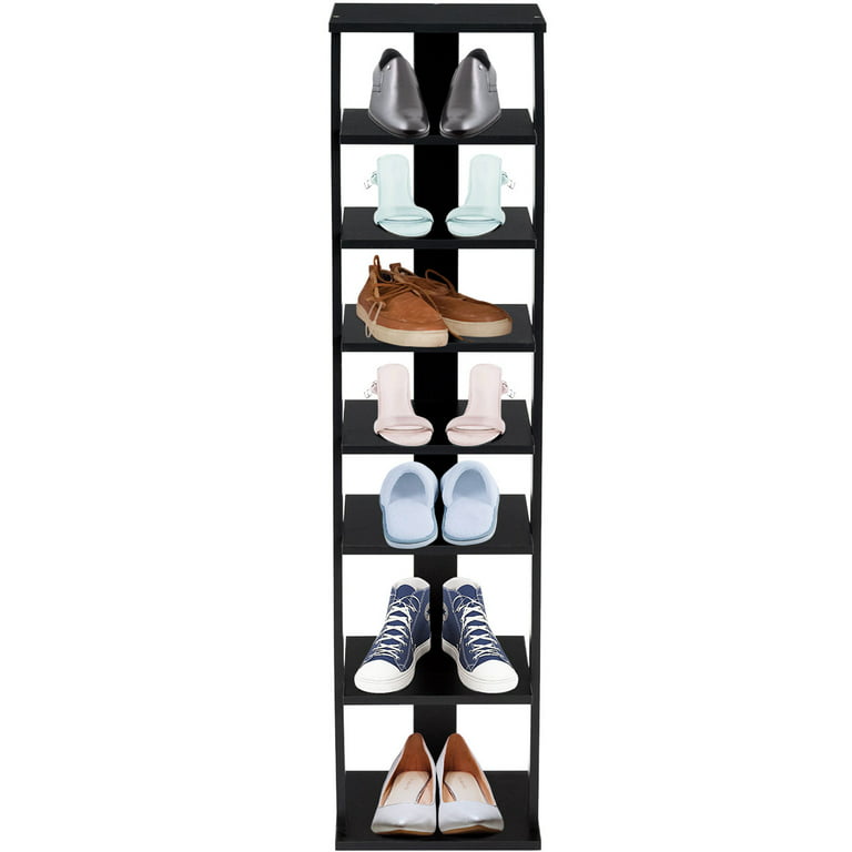 Costway Wooden Shoes Storage Stand 7 Tiers Shoe Rack Organizer Multi-shoe  Rack Shoebox : Target