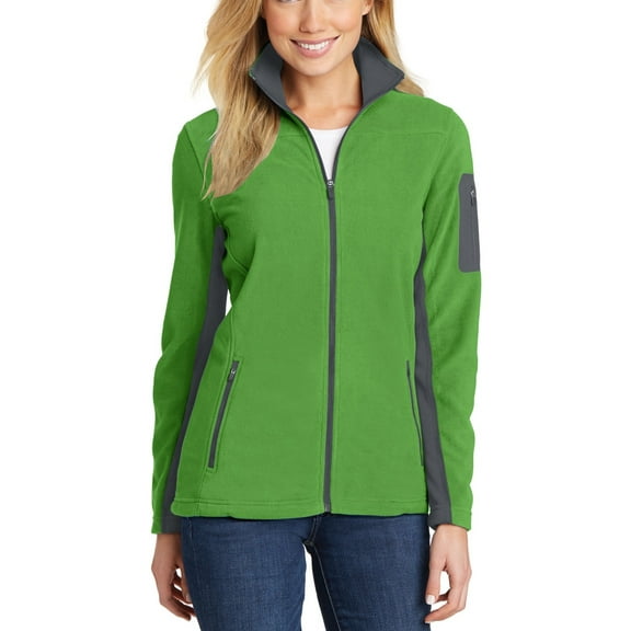 JustBlanks Womens Summit Fleece Full Zip Jacket Midweight Microfleece Stand Collar Long Sleeve