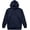 Navy, variant on Milltex 8oz Midweight Fleece Hoodie Unisex CVC Cotton Blend Hooded Sweatshirt Soft Warm Pullover Blank Hoodie for Men Women Casual Everyday Wear Durable Comfortable Fit-Navy