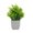 Square pot pine needles, variant on Artificial Green Plant Pot Milan Leaf Decor for Home Bookshelf