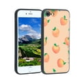 thumbnail image 1 of Compatible with iPhone SE 2020 Phone Case, peach-fruits-831 Case Silicone Protective for Teen Girl Boy Case for iPhone SE 2020, 1 of 1