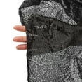 thumbnail image 4 of Unique Bargains Sequin Table Covers for Dining Room Parties or Dances Tablecloths Black 47"x59", 4 of 6