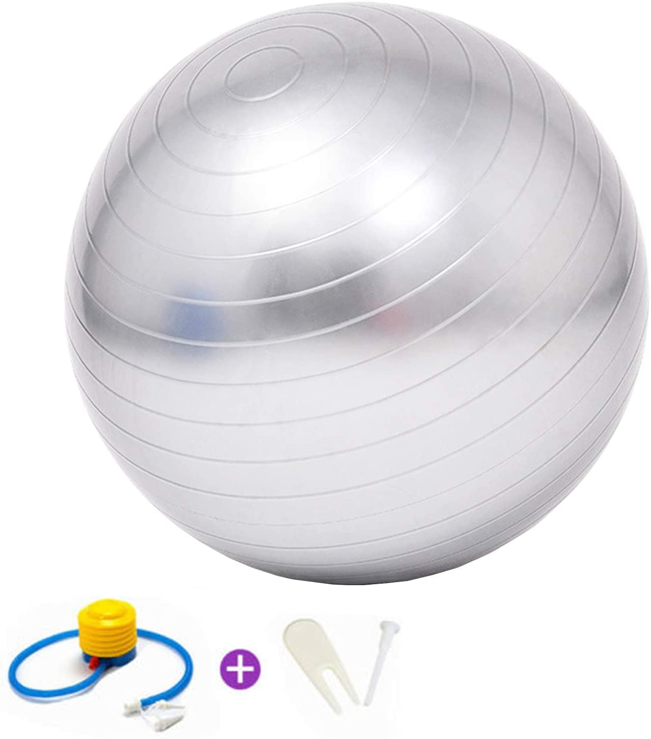 95cm Exercise Ball with Pump, Unbranded AntiBurst Slip Resistant Yoga