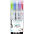 thumbnail image 1 of Mildliner Brush Pens, Cool & Refined, 5 Pack, 1 of 6