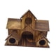 thumbnail image 2 of Casa para pájaros colgante de madera para exteriores, con tres aberturas, nido para gorriones. Estilo A, 2 of 9