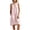 Pink, variant on Lenpel Cotton Linen Dresses for Women Striped Casual V Neck Sleeveless Tank Dresses Knee Length Dress with Pocket Beach Vacation Sundresses